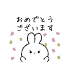 大人ガーリーなうさぎさん（個別スタンプ：33）