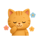 3D風❤️やさしいチャトラの日常会話（個別スタンプ：22）