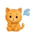 3D風❤️やさしいチャトラの日常会話（個別スタンプ：32）