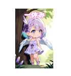 おちゃめなミニ女神 日常BIGスタンプ（個別スタンプ：3）