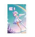 おちゃめなミニ女神 日常BIGスタンプ（個別スタンプ：16）