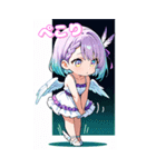 おちゃめなミニ女神 日常BIGスタンプ（個別スタンプ：24）