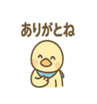 元気なひとことカモ かわいいスタンプ（個別スタンプ：19）