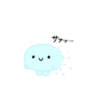 【推し活】水色のおしかつちゃん（個別スタンプ：19）