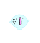 【推し活】水色のおしかつちゃん（個別スタンプ：21）