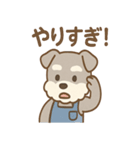 こつこつシュナ おつかれ応援スタンプ（個別スタンプ：9）
