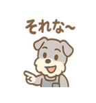 こつこつシュナ おつかれ応援スタンプ（個別スタンプ：34）