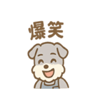 こつこつシュナ おつかれ応援スタンプ（個別スタンプ：37）