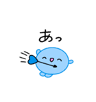 【推し活】青のおしかつちゃん（個別スタンプ：23）