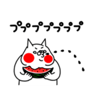 全力ねこ何も言えなくて・・・夏編（個別スタンプ：6）