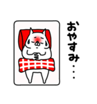 全力ねこ何も言えなくて・・・夏編（個別スタンプ：33）