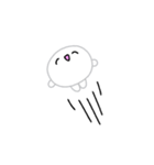 【推し活】白のおしかつちゃん（個別スタンプ：33）