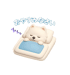 かわいいサモエドの日常会話スタンプ【3D】（個別スタンプ：6）