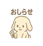 ふわもこラビのやさしいあいさつスタンプ（個別スタンプ：31）