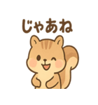 元気いっぱい ぴょこリス あいさつスタンプ（個別スタンプ：10）