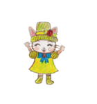 ぼうしのねこ（個別スタンプ：1）