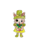 ぼうしのねこ（個別スタンプ：3）