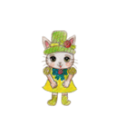 ぼうしのねこ（個別スタンプ：5）