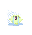 【推し活】黄緑のおしかつちゃん（個別スタンプ：20）