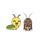 ゴキブリと毛虫の物語（個別スタンプ：1）