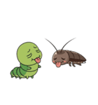 ゴキブリと毛虫の物語（個別スタンプ：2）