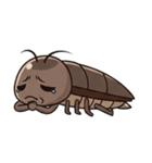 ゴキブリと毛虫の物語（個別スタンプ：6）