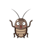 ゴキブリと毛虫の物語（個別スタンプ：8）