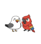 オウムとカモメの物語（個別スタンプ：2）