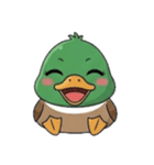 マガモとカラスの物語（個別スタンプ：7）