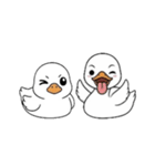 白鳥とガチョウの物語（個別スタンプ：1）