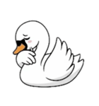 白鳥とガチョウの物語（個別スタンプ：3）