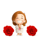 大人休日スタンプ＊あけちゃん15【3D】（個別スタンプ：26）