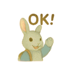 ふんわり敬語♡うさぎ（個別スタンプ：10）