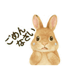 ふんわり敬語♡うさぎ（個別スタンプ：31）