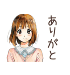 ふつうの女の子★ゴルフ日和（個別スタンプ：3）