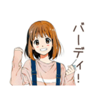 ふつうの女の子★ゴルフ日和（個別スタンプ：6）