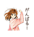ふつうの女の子★ゴルフ日和（個別スタンプ：13）