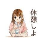 ふつうの女の子★ゴルフ日和（個別スタンプ：19）