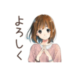ふつうの女の子★ゴルフ日和（個別スタンプ：21）
