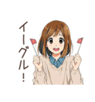 ふつうの女の子★ゴルフ日和（個別スタンプ：23）