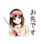 ふつうの女の子★ゴルフ日和（個別スタンプ：26）