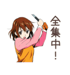 ふつうの女の子★ゴルフ日和（個別スタンプ：29）