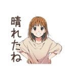 ふつうの女の子★ゴルフ日和（個別スタンプ：34）