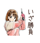 ふつうの女の子★ゴルフ日和（個別スタンプ：35）