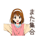 ふつうの女の子★ゴルフ日和（個別スタンプ：37）