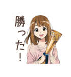 ふつうの女の子★ゴルフ日和（個別スタンプ：38）
