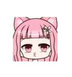 動く！ゲームや日常生活に使えるネコ耳女子（個別スタンプ：13）