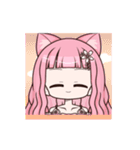 動く！ゲームや日常生活に使えるネコ耳女子（個別スタンプ：22）