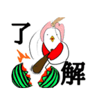 ヤケクソバード サマードリームと蜃気楼編（個別スタンプ：3）