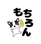 デカ文字フレンチブルドックのブルちゃん47（個別スタンプ：21）